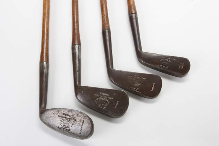 Golf clubs owned by Francis Ouimet.